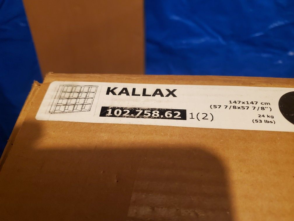 Black IKEA Kallax (Old Style) Brand NEW In Box (Vinyl Record Book Media Shelf LP CD Living Room Storage Cube Cubby Organizer)