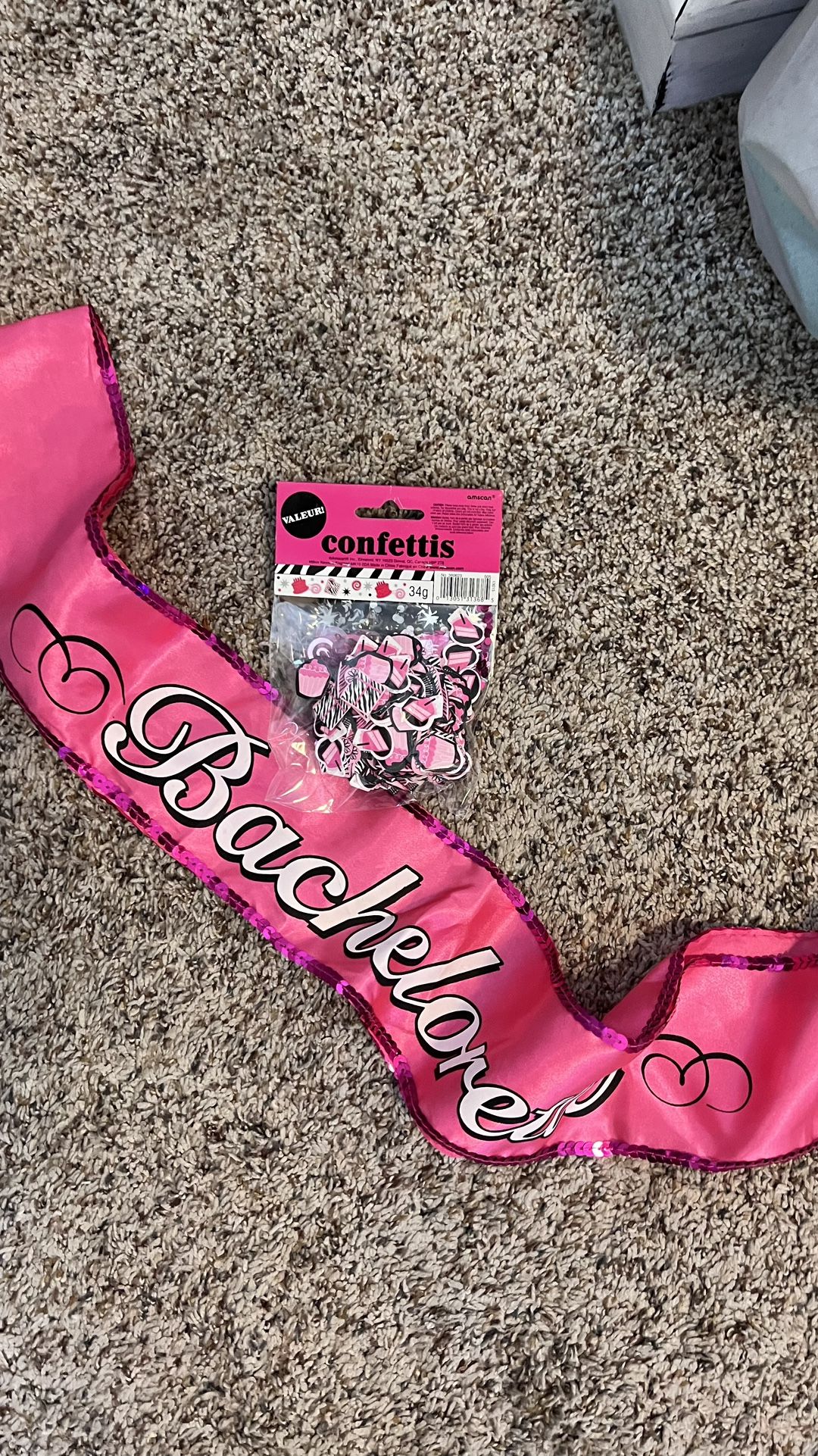 Bachelorette Sash And Glitter