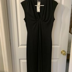 Pretty Black Sleeveless Dress Brand new with tickets adult medium