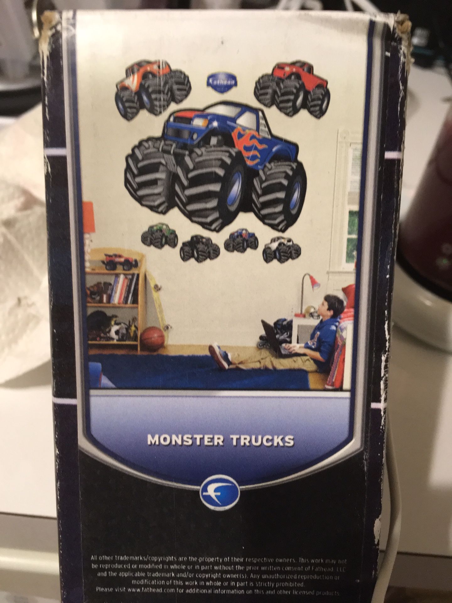 Monster Trucks-Vinyl Graphic for Bedroom walls