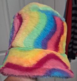 Rainbow Tie-dye Bucket Hat