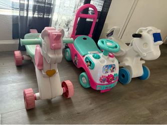 Kids riding toys