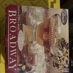 Broadway Punch Bowl Service For 12