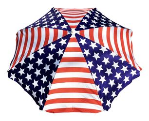 Beach Umbrella Sling Pack with Tilt American Flag 
