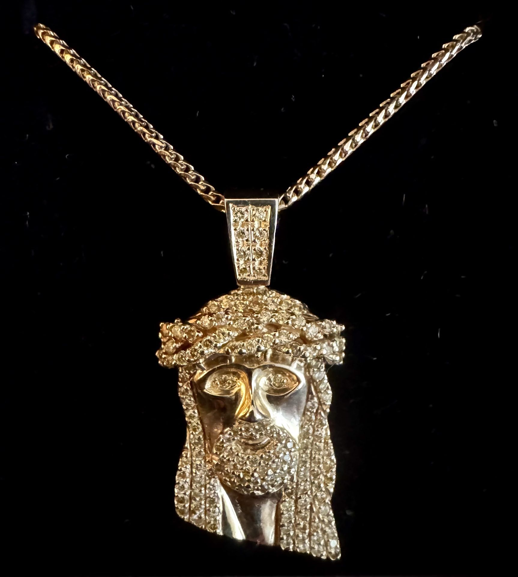 Ben Baller x If & Co. IF&Co. Micro Jesus Piece (Special Yellow, Fully Iced)