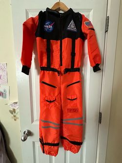 Kids NASA Astronaut Halloween Costume Jumpsuit w/helmet