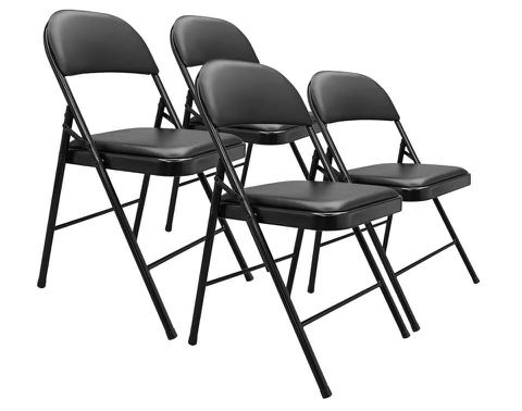 Premium 80+ Leather Metal Folding Chairs