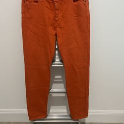 Michael Kors Orange Low Rise Skinny Jeans Size 8