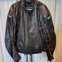 Joe Rocket Men's Leather Riding Jacket