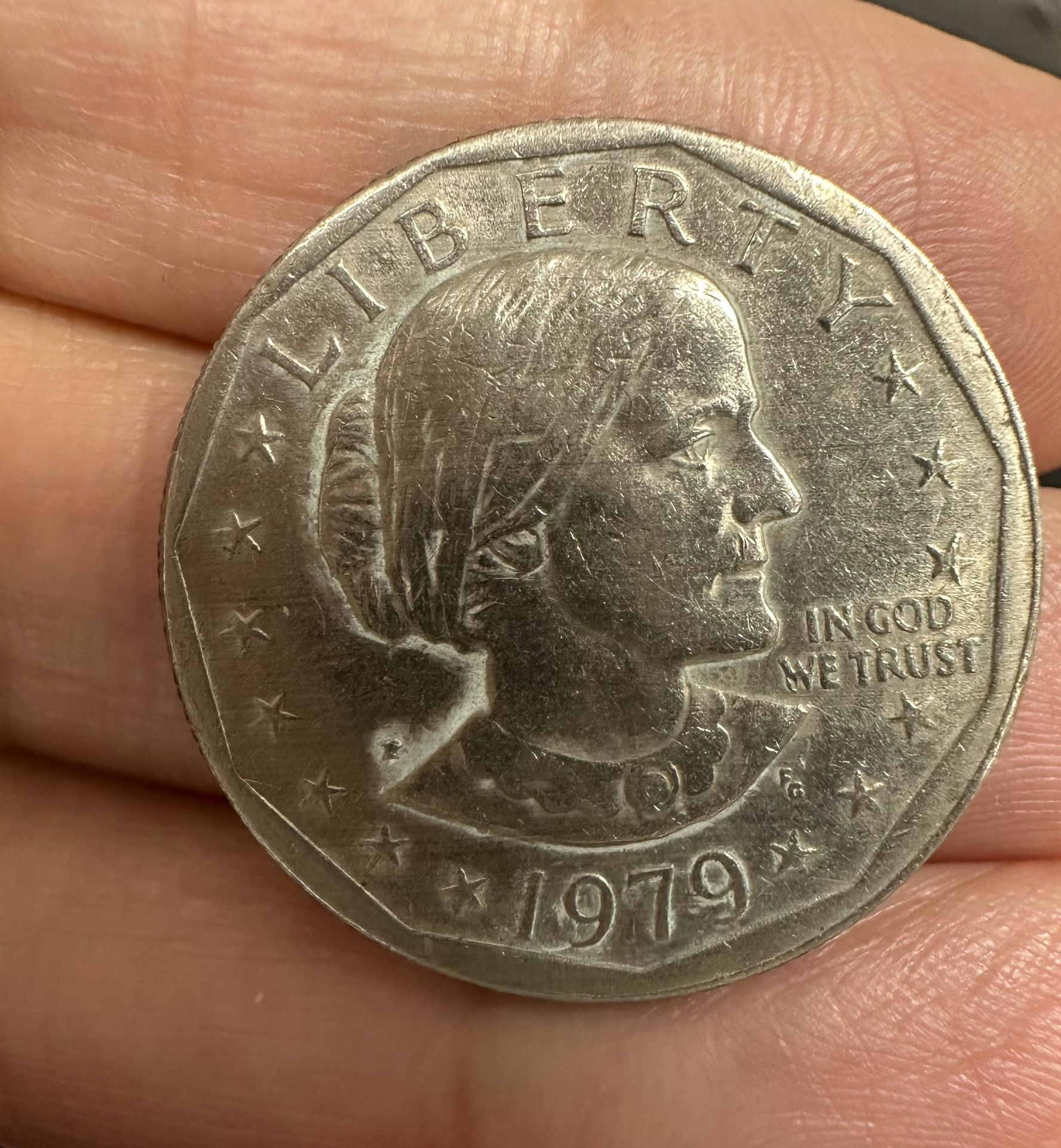 1979 Susan B Anthony Liberty (Frank Gasparo) Silver Dollar U.S. Coin (rare)