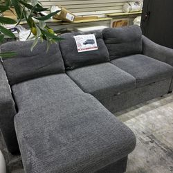 Coddle Aria Fabric Sleeper Sofa with Reversible Chaise