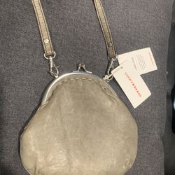 New Lucky Brand Crossbody Bag, Designer Lucky Brand Distressed Leather Crossbody Bag, 