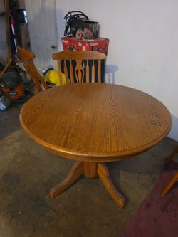 Table and 4 chairs