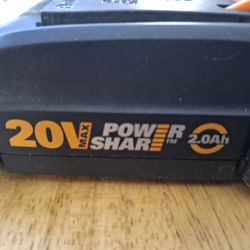Power share 20v  battery Two $20.00