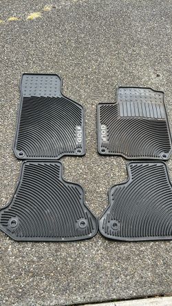 All weather Car floor mats front and back VW Golf