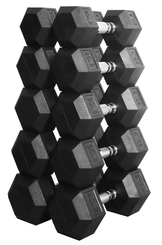 BalanceFrom 300 LB Dumbbell Set
