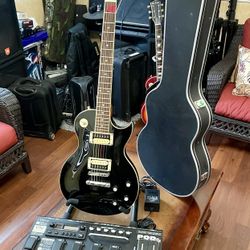 Electric Xaviere Guitar Package 4 Items 