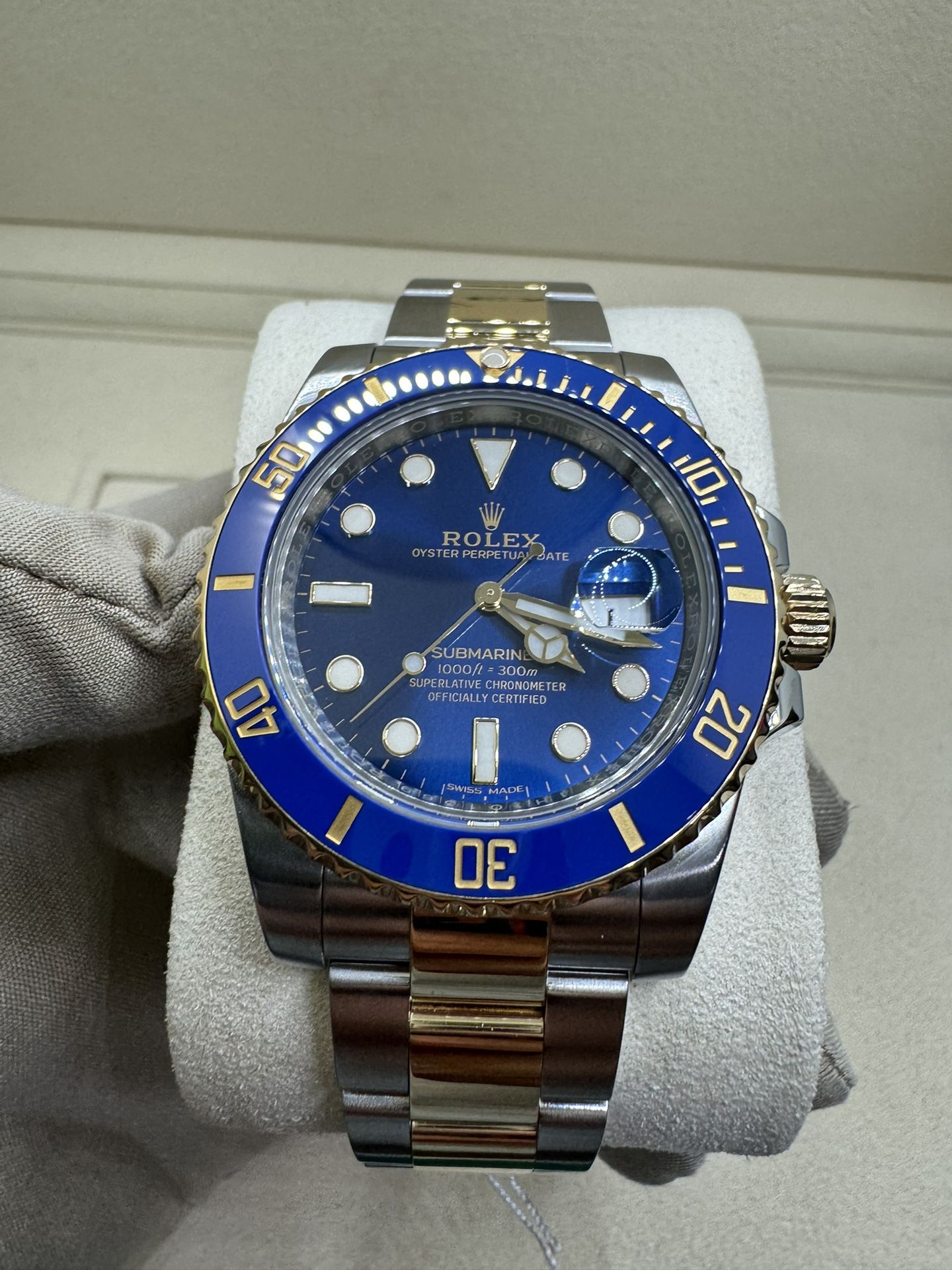 New 116613LB Rolex Submariner 40 Bluesy (COMPLETE SET)