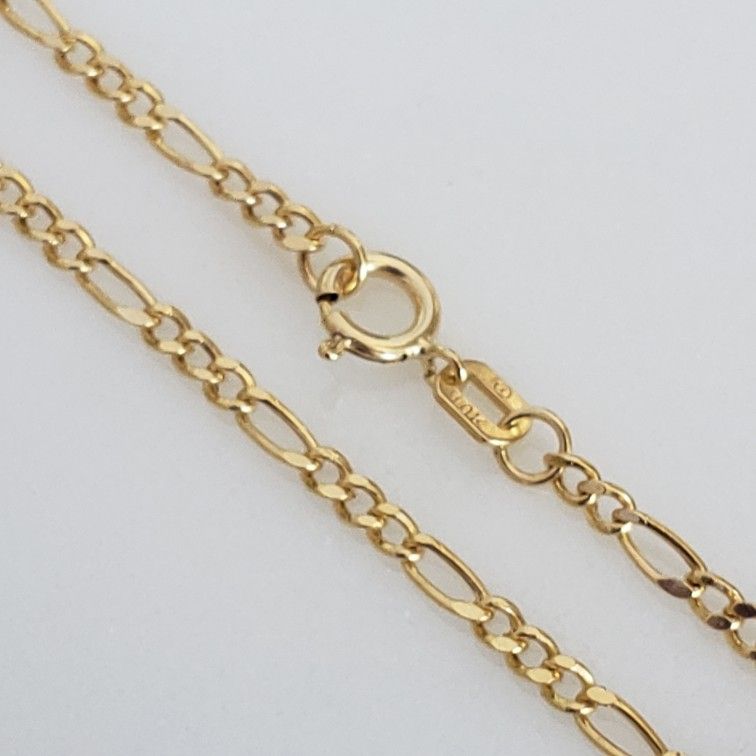Real 10k Gold Figaro Anklet
