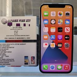 Unlocked Silver iPhone 12 Pro 128gb