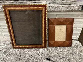 Set Of 2 Brown Photo/ Painting Frames 