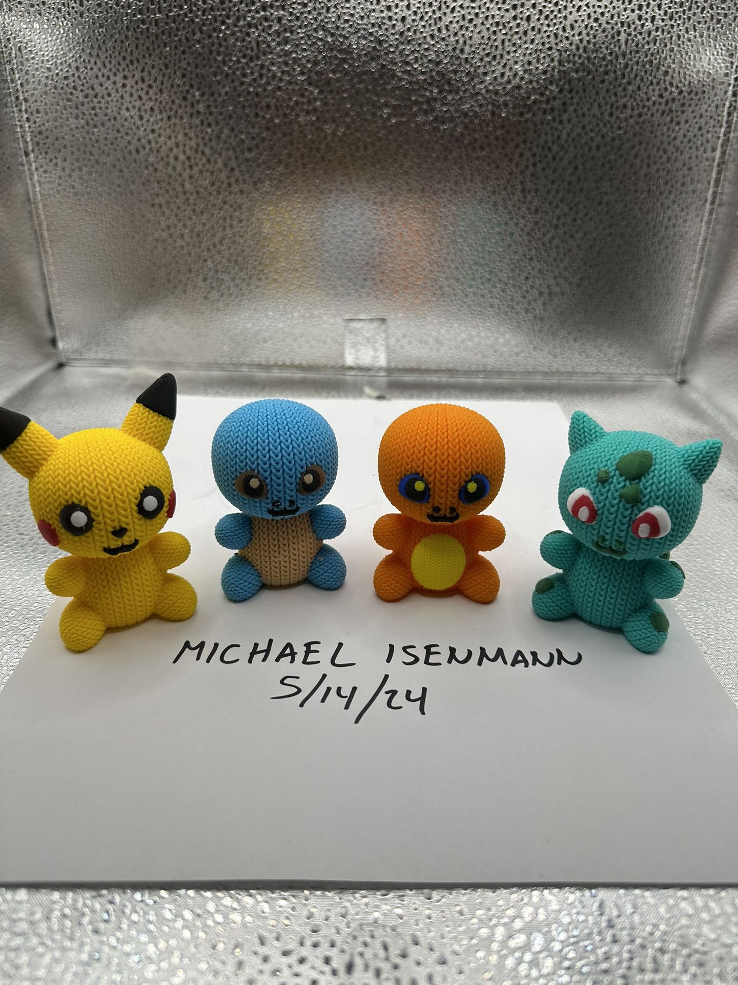 3D Printed Pokémon Figurines