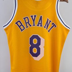 Yellow Los Angeles Lakers Kobe Bryant Basketball Jersey 