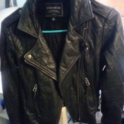 Lucky Brand Major Moto Leather Jacket 