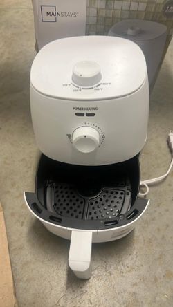 Mainstays 2.2 QT Air Fryer, Arctic White - Automatic Shutoff (DAMAGED BOX)