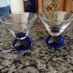 Set Of Two Skyy Vodka Glasses