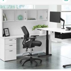 L Shaped Electrical Desk Office Furniture 