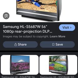 56” HDTV 1080p Samsung Dlp Tv