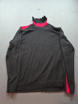 men's black turtle neck sweater by Alfani  size XL
