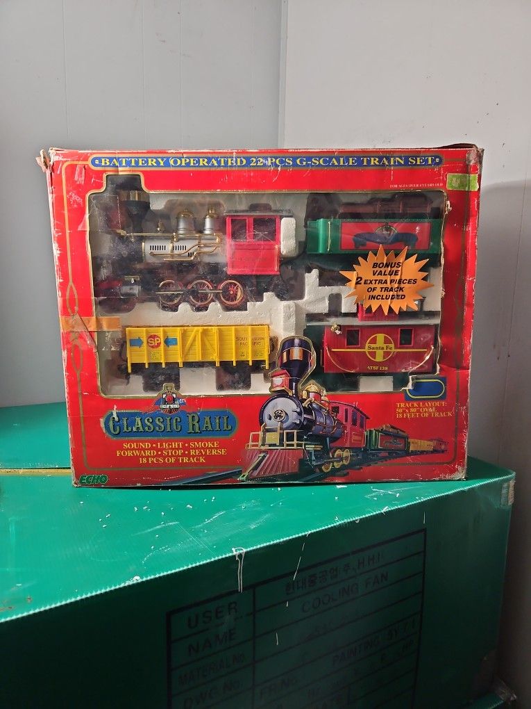Echo Classic Rail Battery Operated 22 Pcs. G Scale Train Set