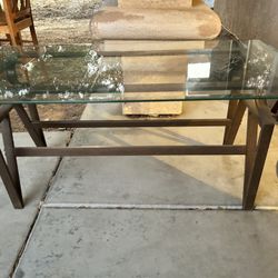 Glass Top Coffee Table