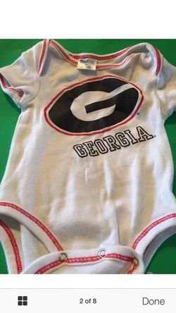 Infant Georgia onesies 3-6M