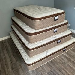 Full Organic Cloud Edition Europillow Top 12inch Mattress!!