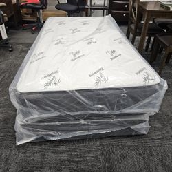 Twin 11inches Double Sided Mattress With Boxspring Special 