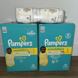 Size 1 Pampers/Huggies Diapers