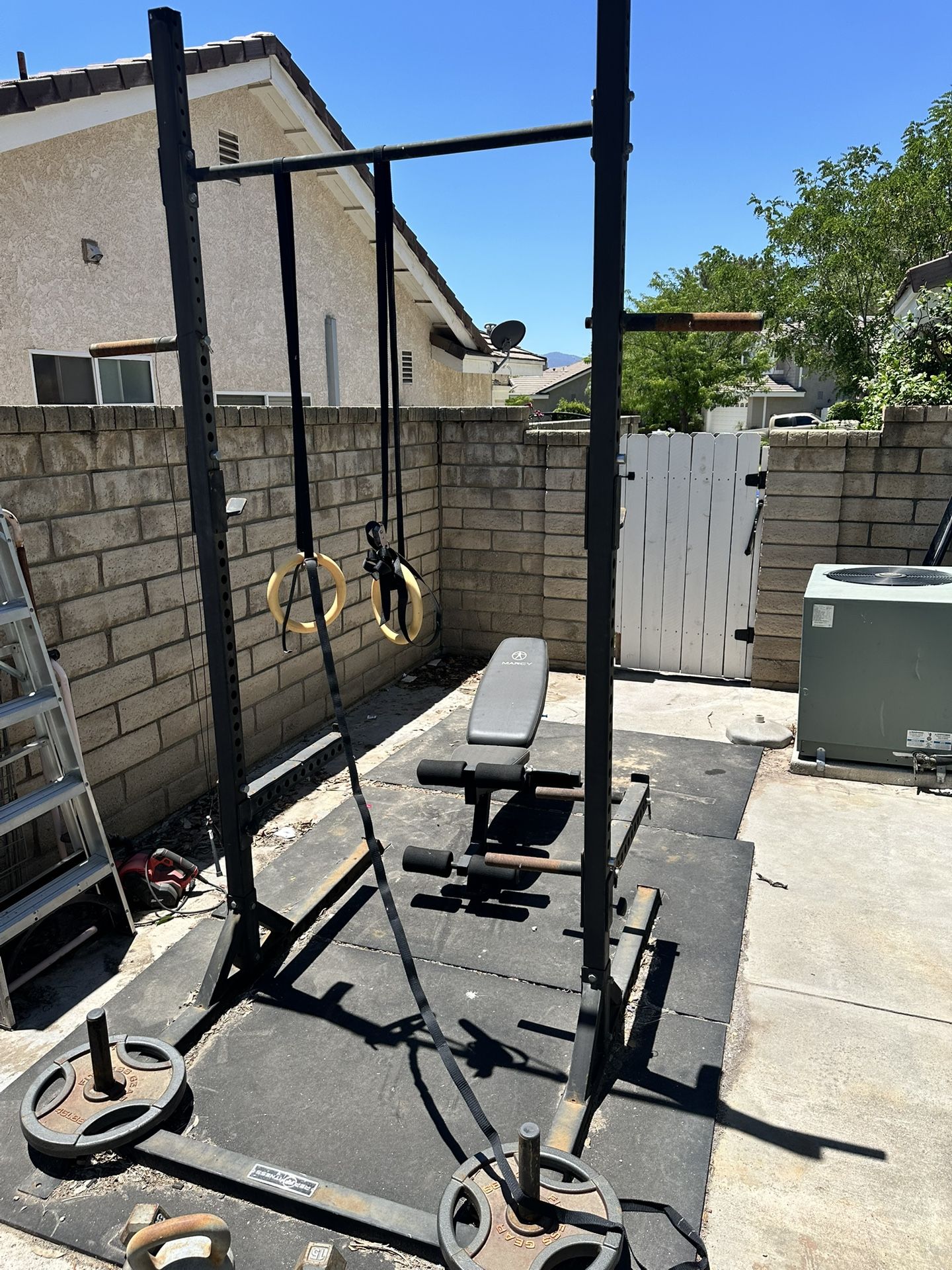 Pull-up Squat Rack Dip Station