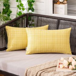 Throw Pillow Covers Decorative Patio. Fundas decorativas para cojines patio.