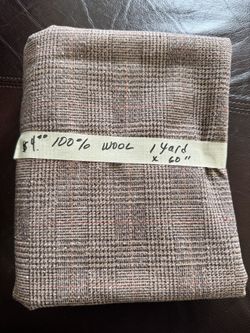 💯 % WOOL FABRIC 1 Yard X 60 “