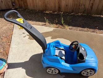 Step2 Blue Kids Push Car Ride-On Toy