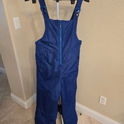 Champion Snow Bibs. Blue Size Kids XL 16-18