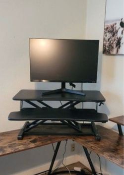 Standing Desk, Samsung Computer Monitor