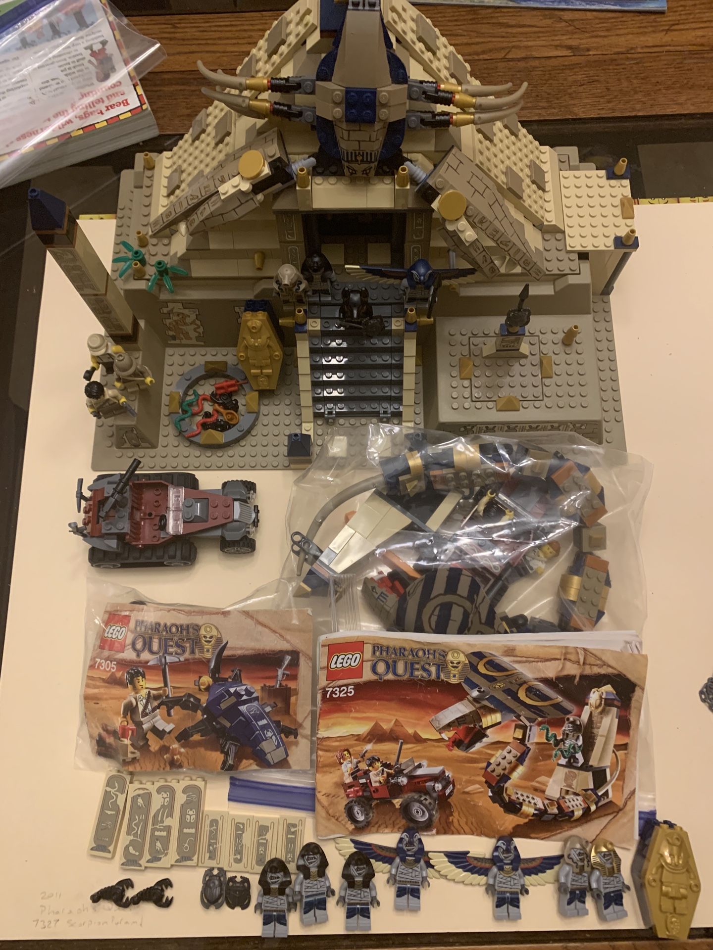 LEGO Pharaoh’s Quest Scorpion Pyramid, +2 sets & extras!