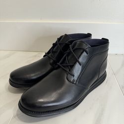 Cole Haan Original Grand Chukka Boot Black Leather L C28212 Men's 10.5W
