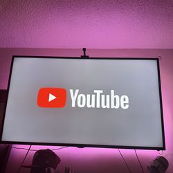 65” Samsung smart tv w/ govee and Sony subwoofer and sound bar