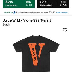 Juice Wrld X Vlone 999 T-Shirt