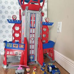 Paw Patrol The Movie Ultimate City Tower Playset 3 Foot Tall (Price Negotiable)